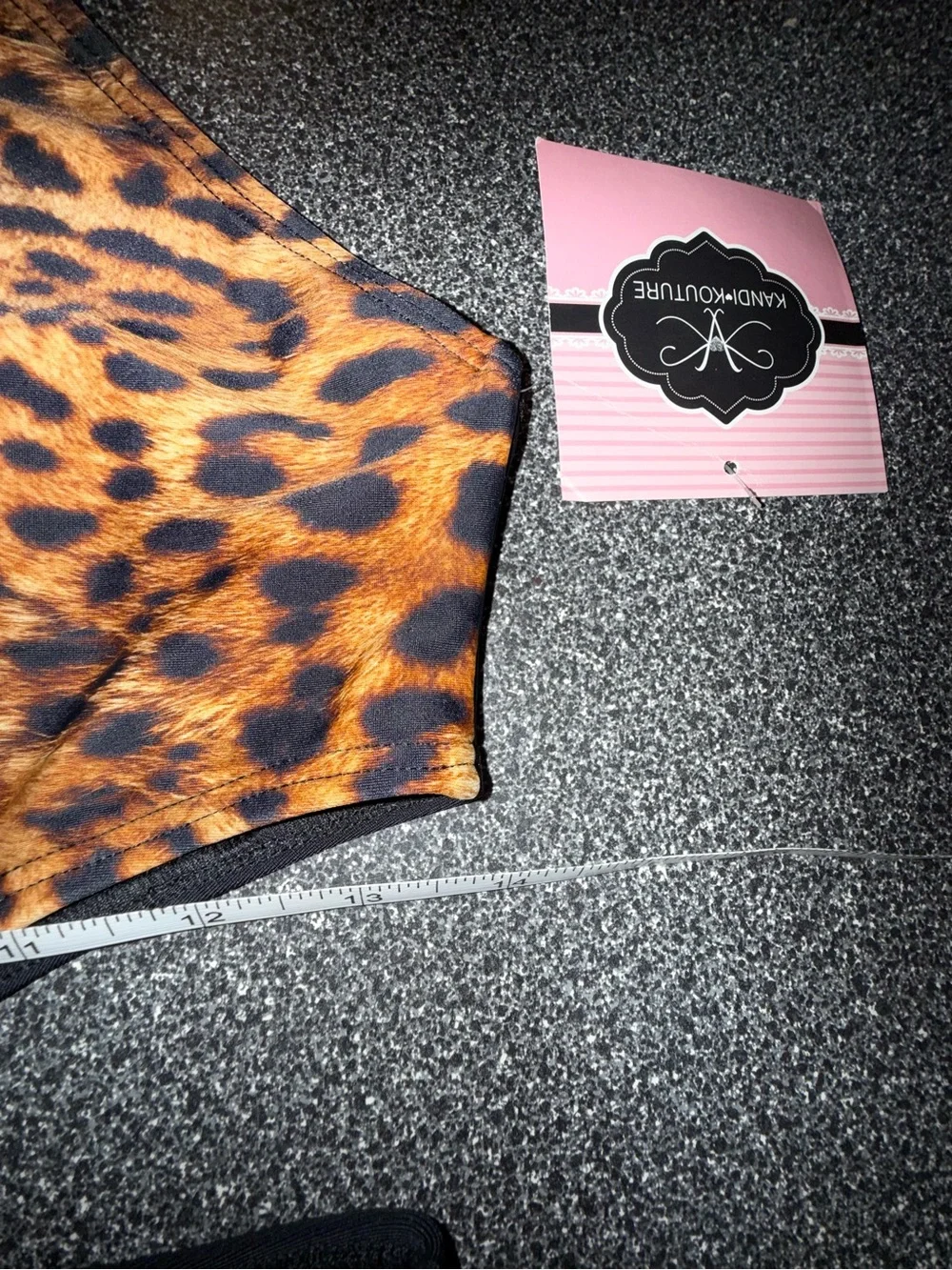 Kandi Kouture NWT!! Leopard Leotard Size Adult Medium